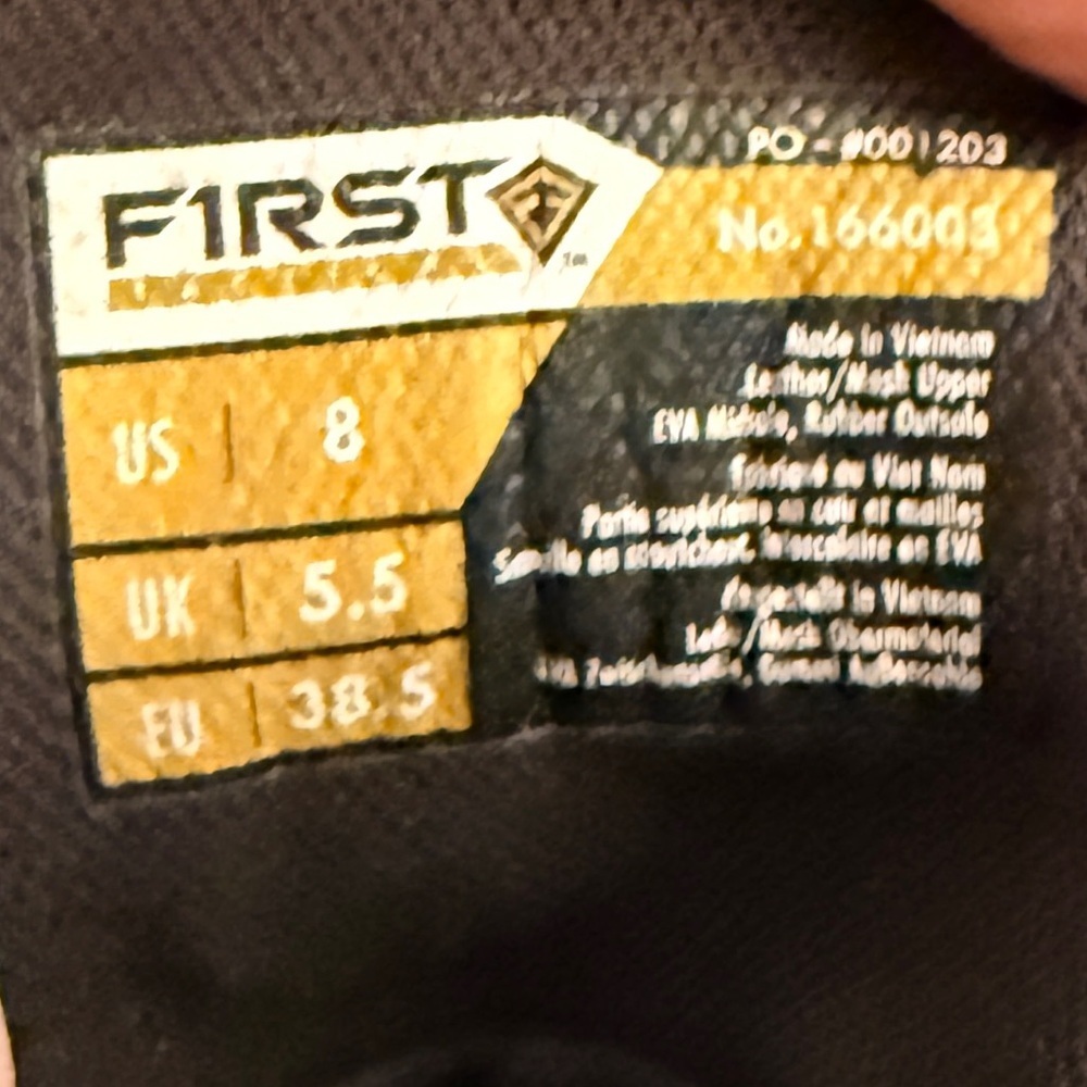 First Black Combat Boots - Picture 8 of 8